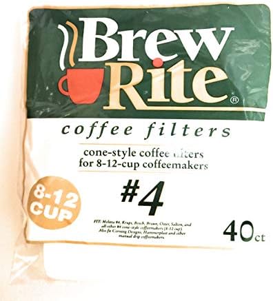 Brew Rite 4 8-12 чаша конус во стил на кафе