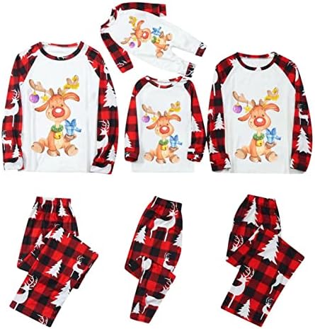 Сет на пижами за појавување на семејства, Божиќни семејни џеми што одговараат на комплети што одговараат на пижами семејни пижами
