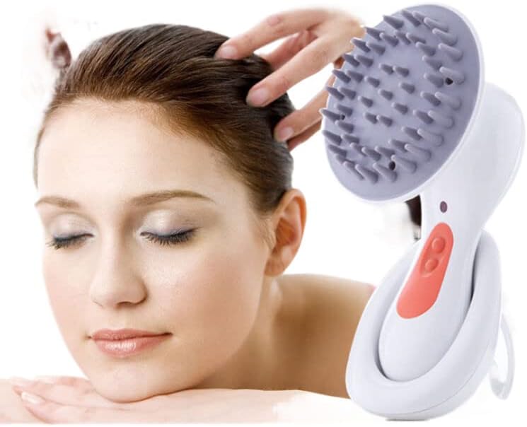 Лемаил перика глава масажер водоотпорен електричен скалп масажер масажер за коса чистач за раст на косата вибрации шампон четка
