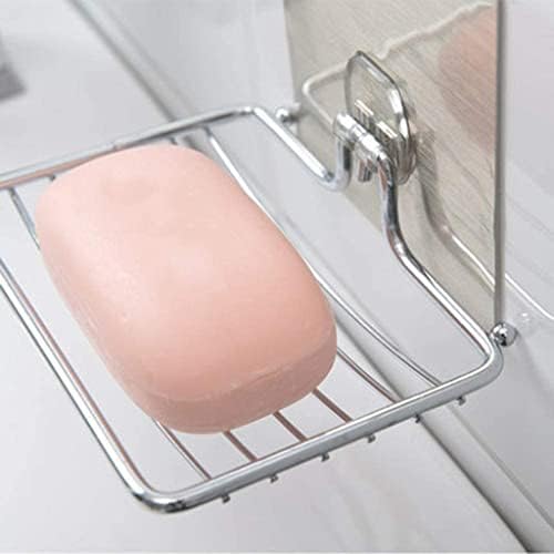 Bkdfd бар сапун држач за туширање, монтиран од не'рѓосувачки челик, сунѓер сапун сапун сапун за туш бања и мијалник за кујна