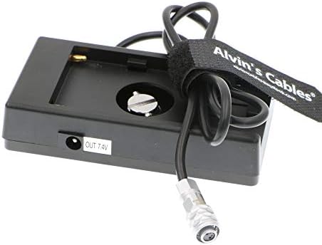 Кабел за напојување на кабли на Алвин за BMPCC BlackMagic Cinema Camera 4K BMPCC за напојување за напојување на плочата за адаптер за батерија
