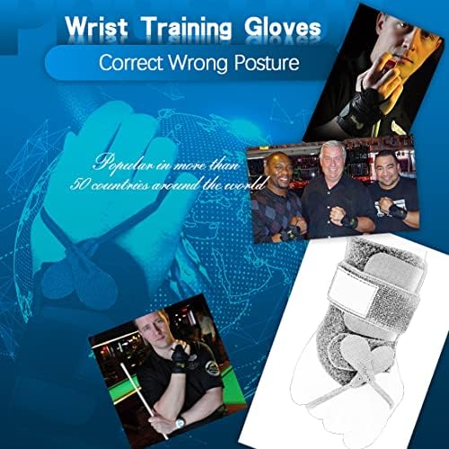 Кривални ракавици за обука за обука на зглобот на зглобот, коректор на ракавици за ракавици, базен за ламби за лакови, додатоци