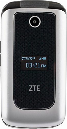 ZTE Cymbal 4g LTE брзина Веризон Припејд Мобилен Телефон-Сребро