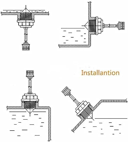 ДАГИЏИРД 1 парчиња Сензор За Контрола На Нивото На Течноста Во Водата Прекинувач Оптички Сензор За Ниво На Течност Во Вода со Кабел