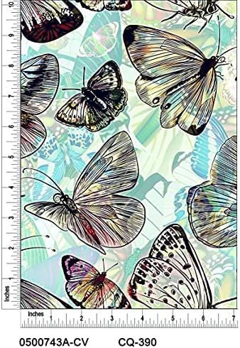 Дизајн На пеперутки Од дамки, Отпечатен на Памучна Ткаенина за Ватирање покрај Дворот