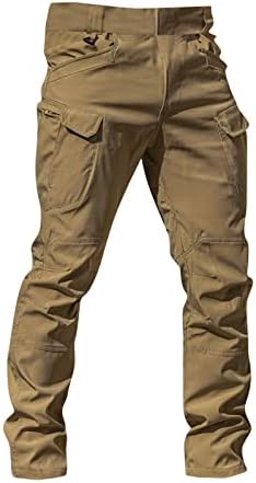 Имосрх Менс истегни панталони Градски специјални служба панталони воен вентилатор IX7 мулти џебни комбинезони панталони