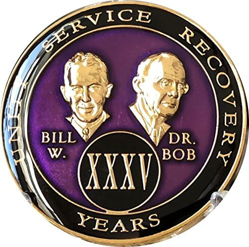 35 Година Med Медалјон Виолетова Три-Плоча Основачите Бил &засилувач; БОБ ЧИП XXXV