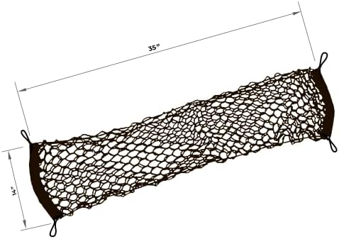 Универзална Премиум Складирање Багажникот Товар Нето 35 X14 Инчен Растеглива Со Куки и Монтажа хардвер комплет