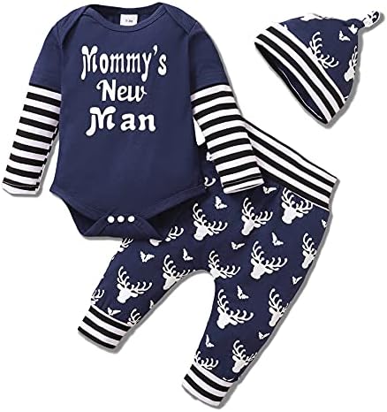 Nilikastta Бебе момче облека 2 парчиња дете, маичка со качулка со качулка, класична карирана буква, печатени качули, камо панталони