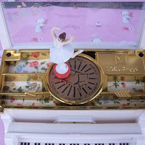 Wpyyi мода бела музика кутија пијано музичка кутија балет девојка роденденски подарок балет музички кутија