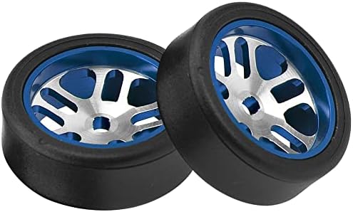 4PCS Sharegoo Алуминиумски тркала и пластични гуми Дрифт гуми компатибилен со 1/28 WLToys K969 K989 P929 Drift Kyosho Mini-Z