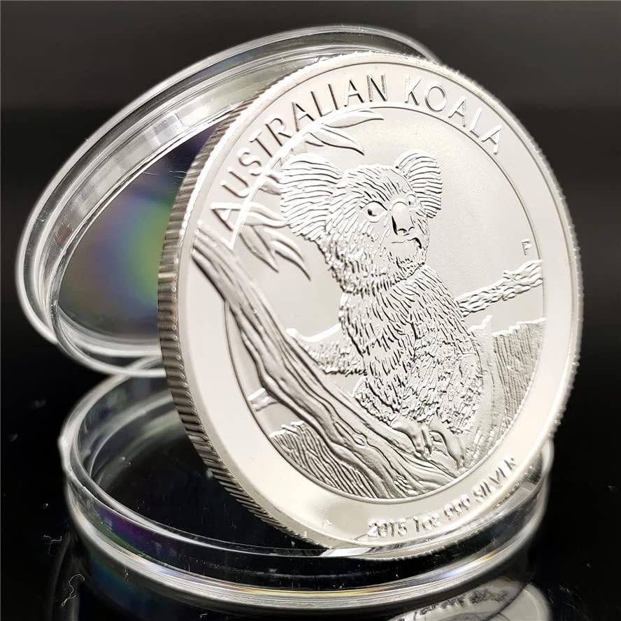 2015 Комеморативна Монета На Австралиското Национално Богатство Коала Сребрена Монета Симпатична Коала Комеморативна Монета Австралиска Монета