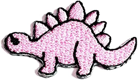 Кленплус 3 парчиња. Мини Животински Лепенка Симпатична Розова Т-Рекс Диносаурус Цртан Филм Железо На Лепенка Везена Апликација Шие На