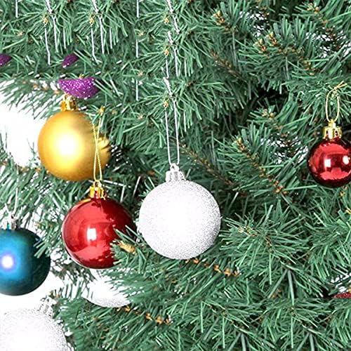 Wildwave 24 парчиња божиќни украси за божиќни топка разнишани божиќни украси дрвени топки мали за забавен одмор свадбена декорација