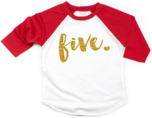 Bump and Beyond Design Girl Girl Петти роденденска облека Петтиот роденденска кошула петгодишна облека