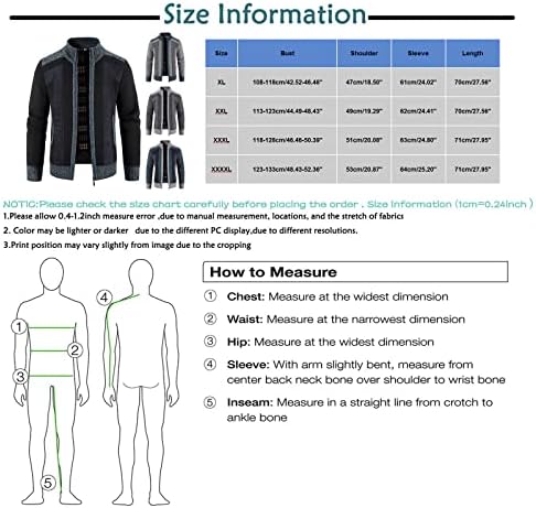 Дудубаби Менс руно наредена јакна за машка мода со долг ракав топол цврста боја со аспирани јакни врвови
