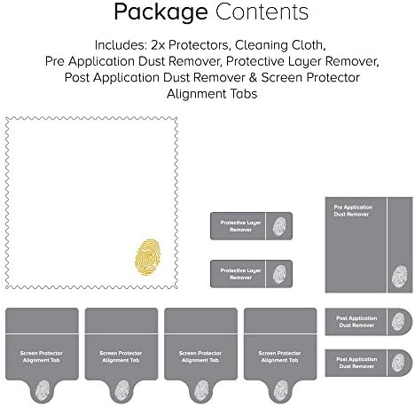 Целосна свила благ анти-сјај за заштита на екранот, компатибилен со MSI Prestige 15 A12S [Пакет од 2]