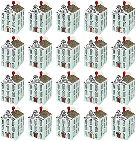 Кутии за складирање на креативни хартии од 50 парчиња кутии за свадбени бонбони кутии кутии за подароци за дома/wallид/декор