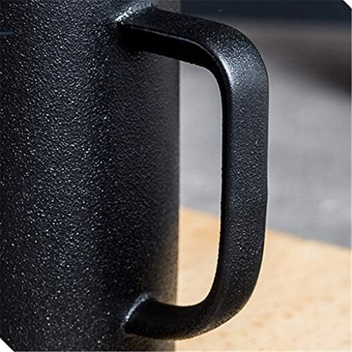 CZDYUF Европски стил замрзнати личност керамичка кригла каменувана црна ретро кафе чаша млеко чаша јапонска едноставна чаша
