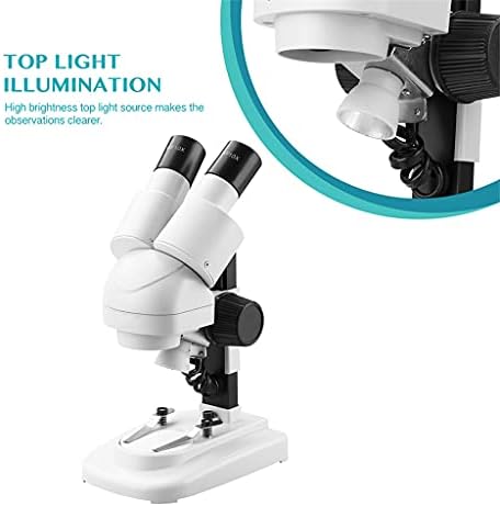 LLAMN 2 0X / 40x Стерео Микроскоп 45 ° Навалени Окулари Со Eyecup Врвот LED Визија Пхб Продавач Мобилни Поправка Алатка