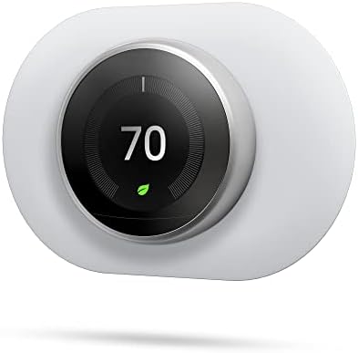 Компатибилен со Thermostat за учење на Google 1 -ви/2 -ри/3 -ри wallиден плоча, комплет за трим на гнездо термостат, не е компатибилен
