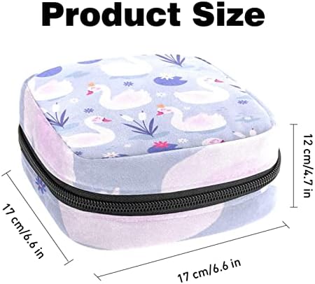Санитарна торба за складирање на салфетки за женски влошки, комплет за прв период за жени, елегантен преносен менструален период санитарна