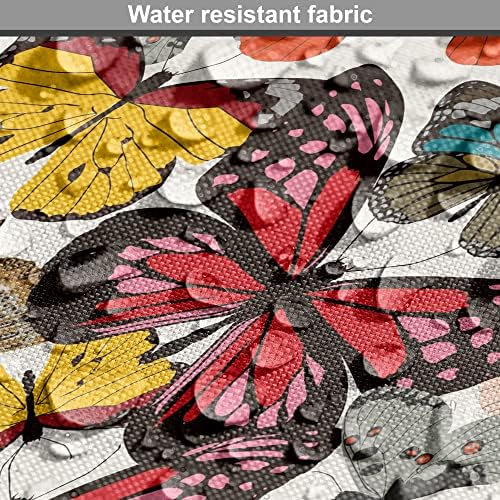 Зачудувачки поклопец на гаќички од пеперутка, состав на реални разнобојни крилести тропски пеперутки илустрација, лесна за употреба