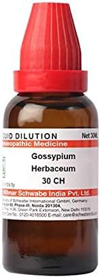Д -р Вилмар Швабе Индија Gossypium Herbaceum разредување 30 ch