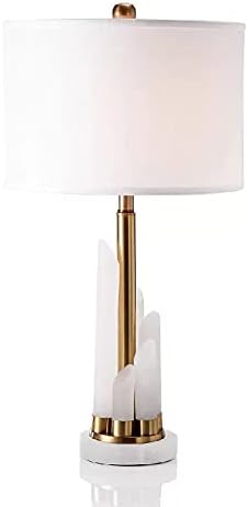 Jjry desk lamp europen style gold teber light мермерна ламба AC110V 220V LED дневна соба во кревет во кревет/бело/gold_l