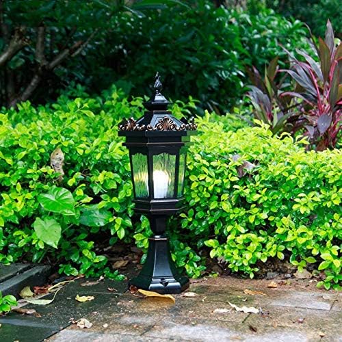 HNBBF Европски стил на отворено водоотпорен водоотпорен колона глава ламба wallидна ламба пејзаж светилка wallидна ламба градина вила wallидна