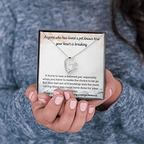Накит за картички за пораки - Подароци за жени, рачно изработен ѓердан ПЕТ со симпатија ѓердан подарок: Dainty Paw Print ѓердан за губење