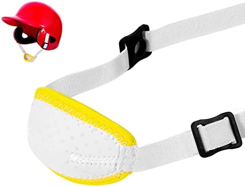 Подготвена лента за брада за капење шлемот со еластичен бенд Дише мек чаша мекобол бејзбол фудбалски кацига за шлем за брадата