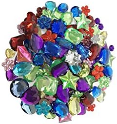 Акрилни скапоцени камења на Чарлс Леонард, Акрилни скапоцени камења, разновидни форми и бои, торба од 1 фунти