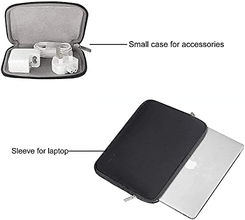 Mosiso тешка пластична тврда школка кутија со TPU браник и вода отвраќачка торба за ракав за ракав, компатибилна со MacBook Pro