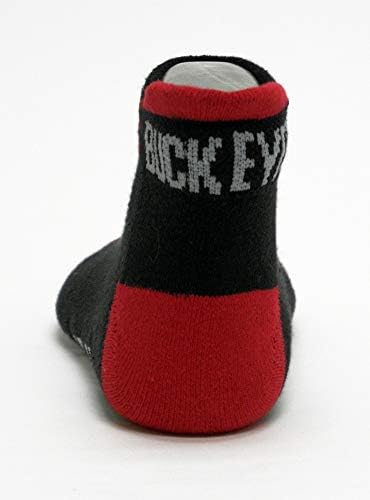 NCAA Охајо Држава Buckeyes Footie Чорапи, Една Големина, Црвена
