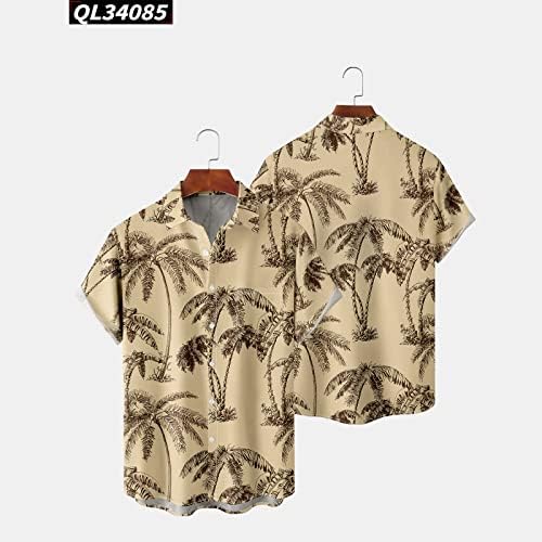 Маички за дизајнер на xiloccer mens преголема копче надолу кошула тенок фит кошули мажи брендирани кошули машки атлетски кошули хавајски