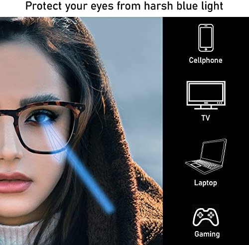 CSD Сино светло блокирање на очила за читање - Трајни очила - Унисекс очила за читање на компјутерски екран