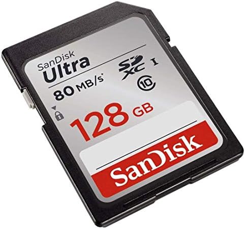Sandisk Ultra 128 GB SDXC UHS-I мемориска картичка до 80MB/s, црна