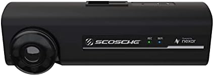 Scosche NEXC2128-XCES0 Full HD двонасочен паметен цртичка со паметна паметна од Nexar со Cup Suction и Memory 128 GB