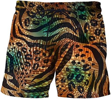 Машка облека за пливање обичај лого модни летни шорцеви случајни облечени машки животински леопард печати 3Д печатено t големо малку