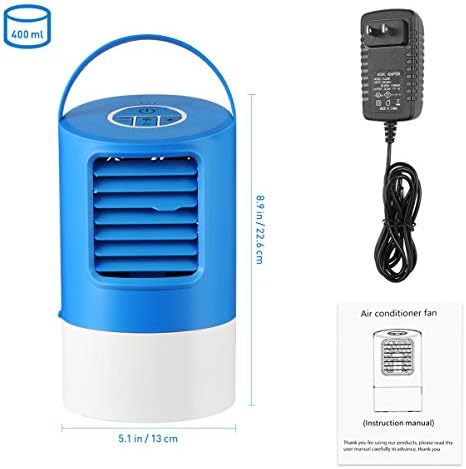 Garneck 1pc климатик вентилатор преносен личен лесен за употреба на ладилник за ладење на ладилникот за ладење на ладилникот за дома со