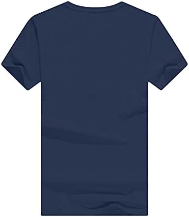 Женски графички маички обични сончогледи кратки ракави маички екипажот на екипажот гроздобер сонце и месечина маица симпатични летни врвови блузи