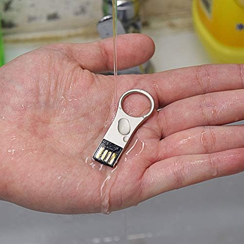 Raoyi 10 пакет 4 GB метален клуч форма USB флеш диск, USB 2.0 мемориски стапчиња за палецот на палецот Скокни-сл-сл.