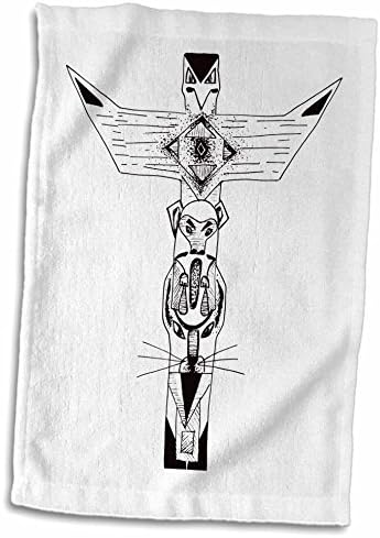 3drose florene Decorative III - Слика на цртање на линијата на тотем пол - крпи