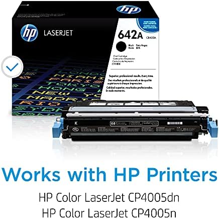 HP 642A Castridge Black Toner | Работи со HP Color Laserjet CP4005 серија | CB400A