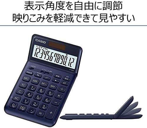 Стилски калкулатор Casio JF-S200-NY-N, морнарица, 12 цифри, само тип
