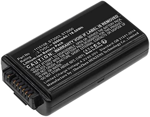 Синергија дигитален баркод за скенер батерија, компатибилна со скенерот за баркод Psion XT10, ултра висок капацитет, замена за Psion HXT15-LI