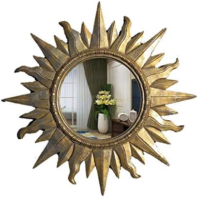 Yfshd ретро класичен влез декоративен, 17,7 -инчен златен бања ， тркалезна декоративна метална чипка висина закачалка за wallидови