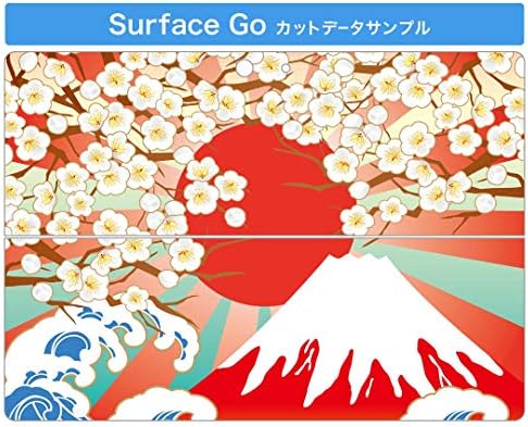 Декларална покривка на igsticker за Microsoft Surface Go/Go 2 Ултра тенки заштитнички налепници на телото 005475 Јапонски стил Јапонски