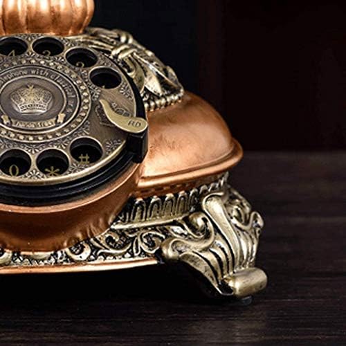 Телефон на Зизм - Класичен гроздобер ретро телефон, старомоден ротари телефонски ротирачки бирање антички фиксна линија